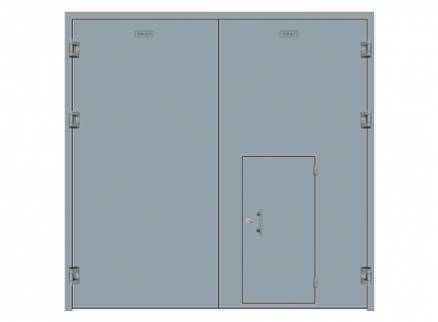 内蒙古粮库钢制保温密闭门